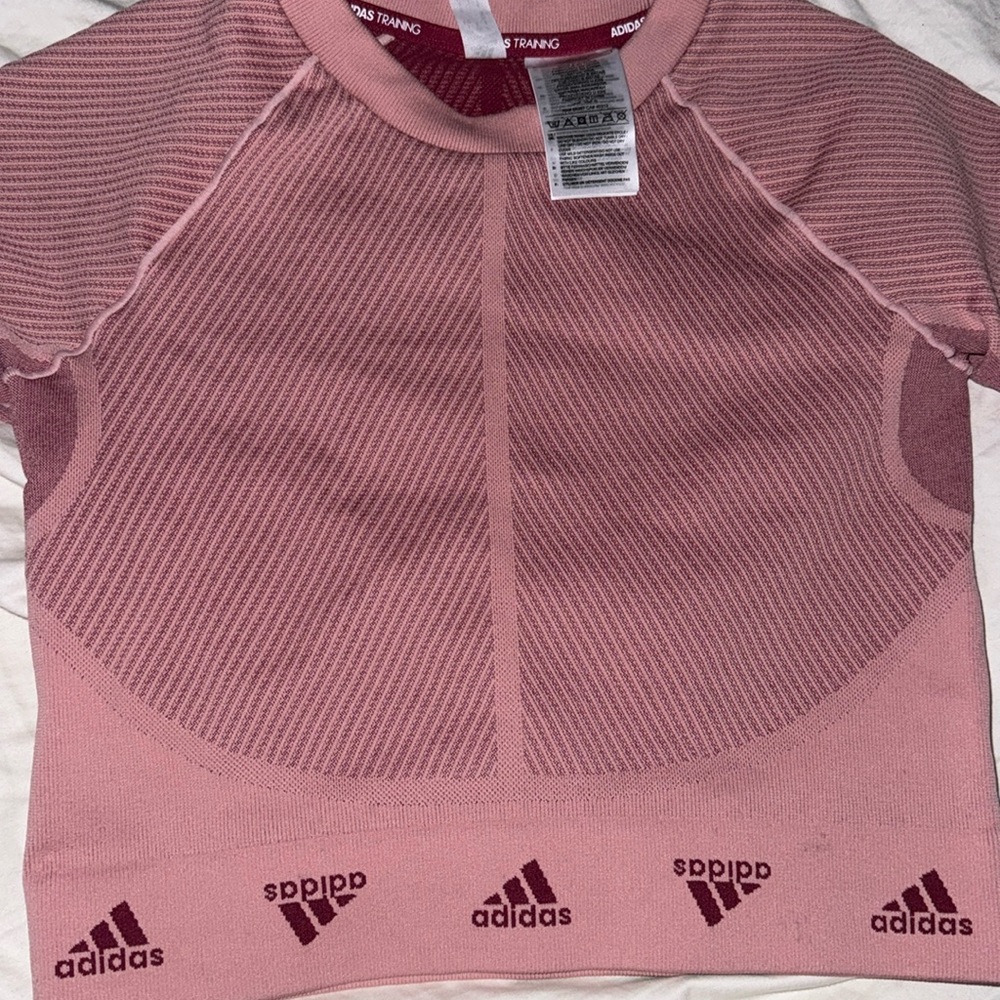Adidas seamless collection top and leggings set.
